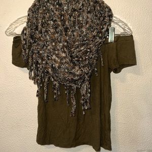 Ambiance Cold Shoulder Top